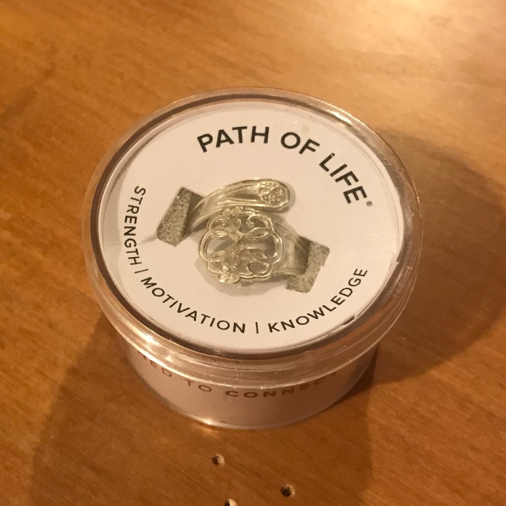 Alex and Ani path of life spoon ring